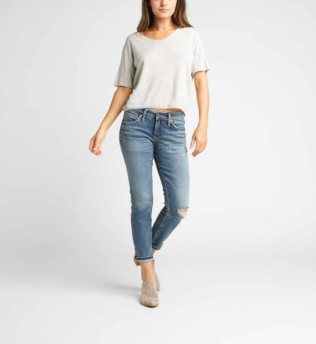 mid rise baggy boyfriend jeans