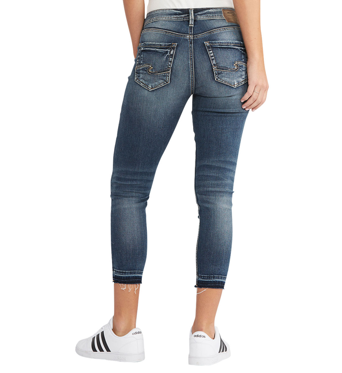 Avery Skinny Crop Dark Wash - Silver Jeans US