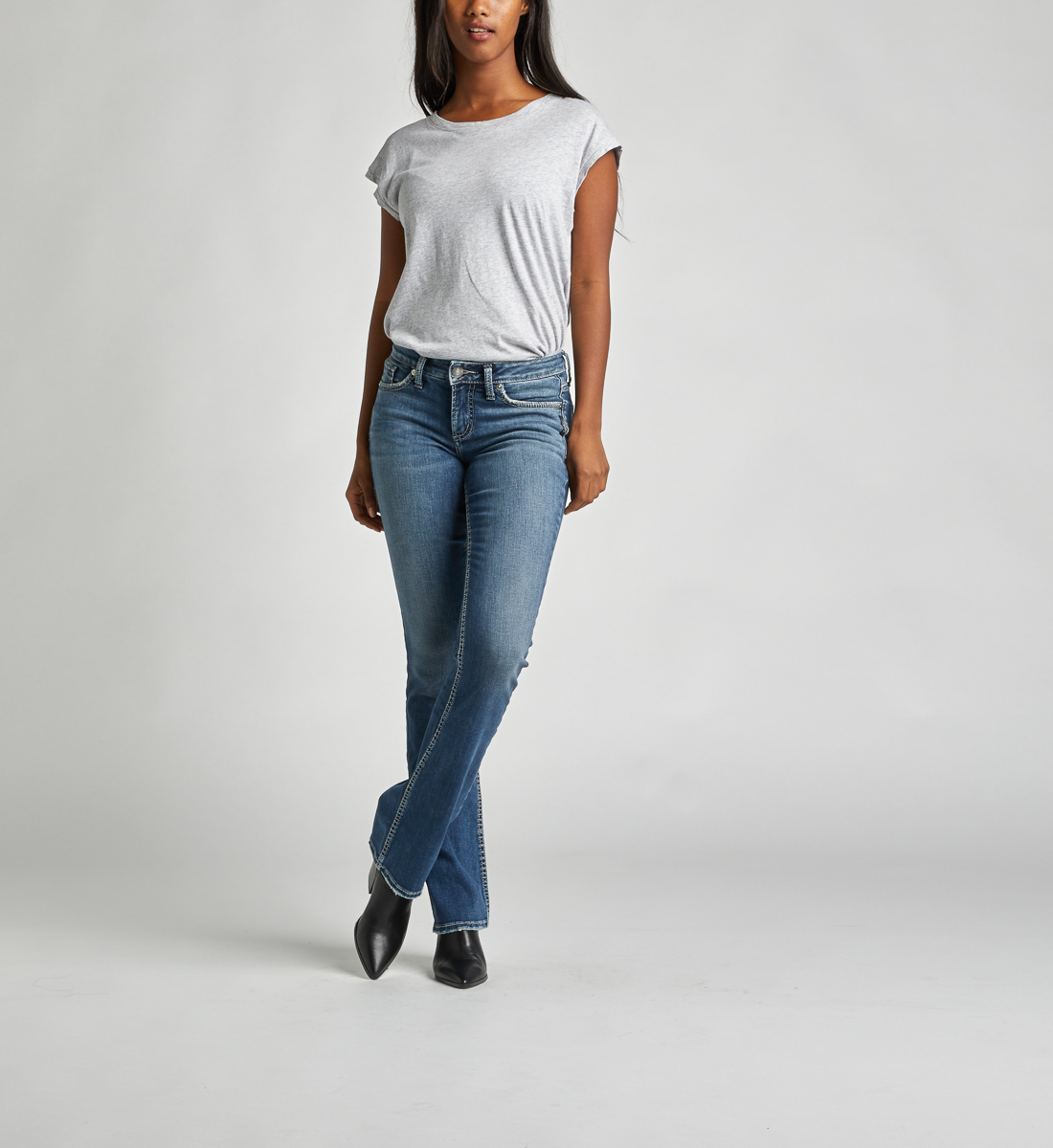 womens silver jeans on sale