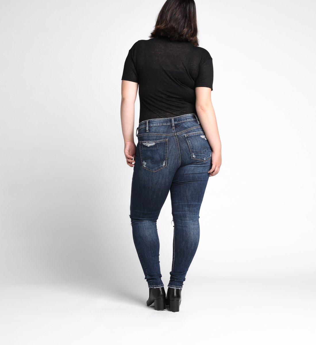 plus size silver jeans cheap online